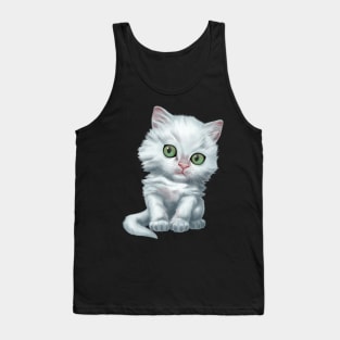 Turkish Angora kitten Tank Top